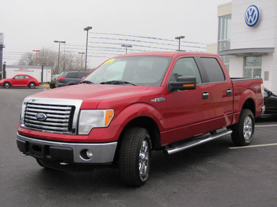 ford f 150 2011 red xlt flex fuel 8 cylinders 4 wheel drive automatic 46410