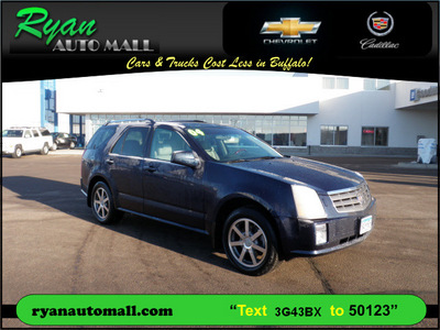 cadillac srx 2004 blue suv gasoline 8 cylinders 5 speed automatic 55313