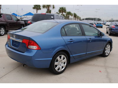 honda civic 2011 blue sedan lx gasoline 4 cylinders front wheel drive automatic 77065