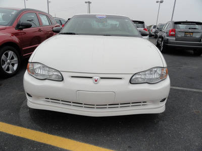 chevrolet monte carlo 2002 white coupe ss gasoline 6 cylinders front wheel drive automatic 60915