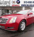cadillac cts 2009 red sedan 3 6l v6 gasoline 6 cylinders all whee drive automatic 45036