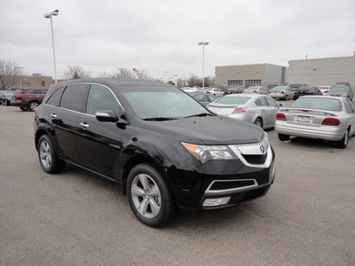 acura mdx 2012 black suv tech ent awd gasoline 6 cylinders all whee drive automatic with overdrive 60462