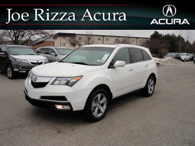 acura mdx 2012 white suv tech awd gasoline 6 cylinders all whee drive automatic with overdrive 60462