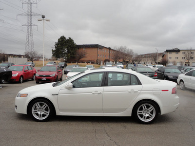 acura tl 2008 white sedan gasoline 6 cylinders front wheel drive automatic with overdrive 60462