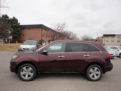 acura mdx 2012 dk  red suv tech awd gasoline 6 cylinders all whee drive automatic with overdrive 60462