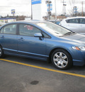 honda civic 2009 blue sedan lx gasoline 4 cylinders front wheel drive automatic 13502