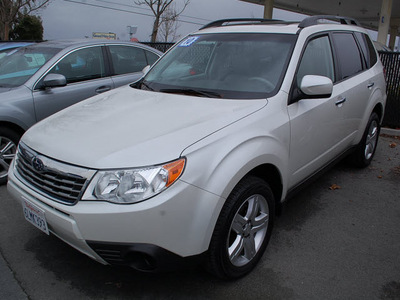 subaru forester 2010 white suv 2 5x premium gasoline 4 cylinders all whee drive automatic 94063