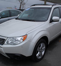 subaru forester 2010 white suv 2 5x premium gasoline 4 cylinders all whee drive automatic 94063