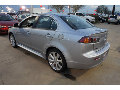 mitsubishi lancer 2012 silver sedan gt gasoline 4 cylinders front wheel drive automatic 78238