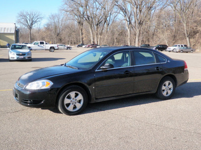 chevrolet impala 2008 black sedan lt flex fuel 6 cylinders front wheel drive automatic 55318