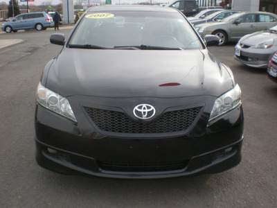 toyota camry 2007 black sedan gasoline 4 cylinders front wheel drive automatic 13502