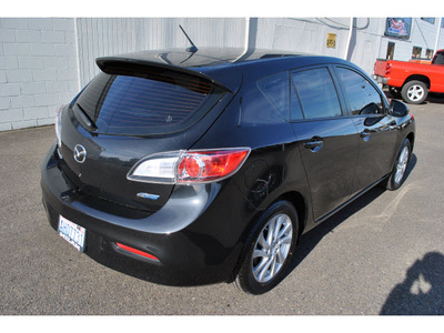 mazda mazda3 2012 black hatchback i touring gasoline 4 cylinders front wheel drive 6 speed manual 98371