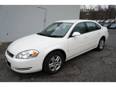 chevrolet impala 2007 white sedan ls flex fuel 6 cylinders front wheel drive automatic 08812