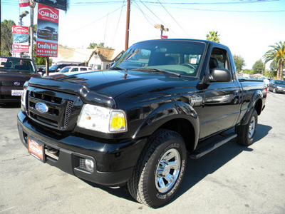 ford ranger 2006 black pickup truck sport gasoline 6 cylinders 4 wheel drive automatic 92882