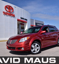 pontiac vibe 2006 red hatchback gasoline 4 cylinders front wheel drive automatic 32771