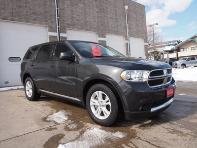 dodge durango 2011 dk  gray suv express gasoline 6 cylinders all whee drive automatic 80301