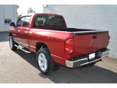 dodge ram pickup 1500 2007 red slt flex fuel 8 cylinders 4 wheel drive automatic with overdrive 98371