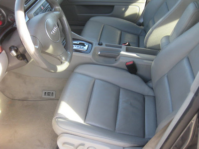 audi a4 2004 dk  gray sedan 1 8t gasoline 4 cylinders front wheel drive autostick 62863