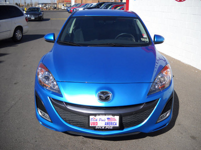 mazda mazda3 2010 blue sedan gasoline 4 cylinders front wheel drive standard 79925