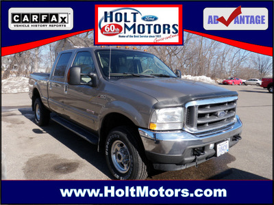 ford f 350 super duty 2004 beige sd cc lariat 4wd diesel 8 cylinders 4 wheel drive automatic 55321