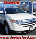 ford edge 2010 white suv sel gasoline 6 cylinders front wheel drive automatic 08753