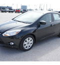 ford focus 2012 black sedan se gasoline 4 cylinders front wheel drive automatic 77388