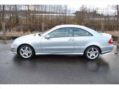 mercedes benz clk class 2005 silver coupe clk500 gasoline 8 cylinders rear wheel drive automatic 98226