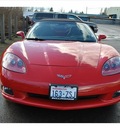 chevrolet corvette 2007 red gasoline 8 cylinders rear wheel drive automatic 98226
