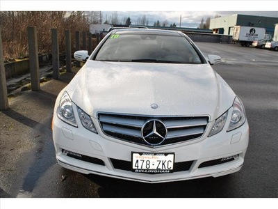 mercedes benz e class 2010 white coupe e350 gasoline 6 cylinders rear wheel drive automatic 98226