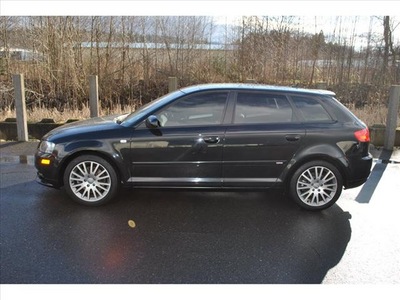 audi a3 2007 black wagon 2 0t gasoline 4 cylinders front wheel drive automatic 98226