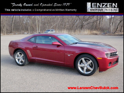 chevrolet camaro 2010 red coupe lt gasoline 6 cylinders rear wheel drive 6 speed manual 55318