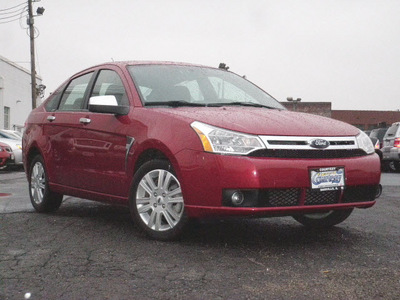 ford focus 2009 red sedan sel gasoline 4 cylinders front wheel drive automatic with overdrive 61832