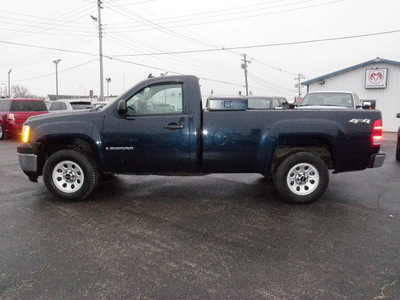 gmc sierra 1500 2008 dk  blue pickup truck work truck gasoline 8 cylinders 4 wheel drive automatic 61832