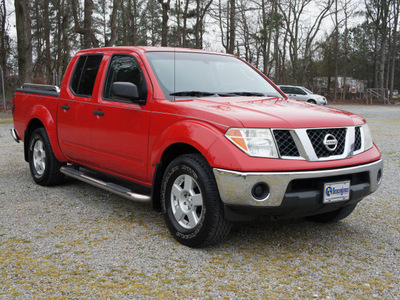 nissan frontier 2005 dk  red se gasoline 6 cylinders rear wheel drive automatic 27569