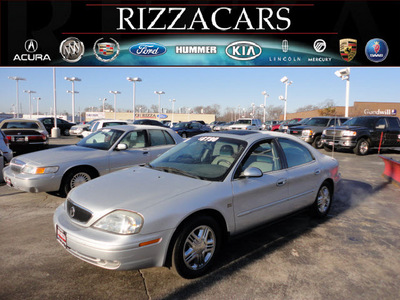 mercury sable 2001 silver sedan ls premium gasoline 6 cylinders front wheel drive automatic with overdrive 60546