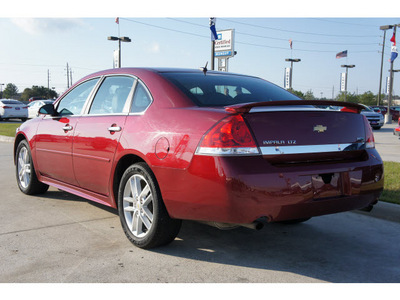 chevrolet impala 2011 red sedan ltz flex fuel 6 cylinders front wheel drive automatic 77090