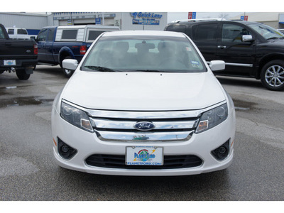 ford fusion 2011 white sedan sel flex fuel 6 cylinders front wheel drive automatic 77388
