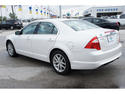 ford fusion 2011 white sedan sel flex fuel 6 cylinders front wheel drive automatic 77388