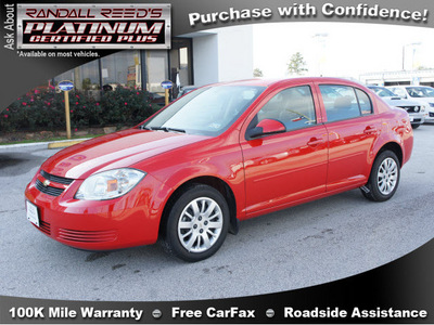 chevrolet cobalt 2010 red sedan lt gasoline 4 cylinders front wheel drive automatic 77388