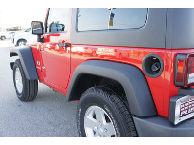 jeep wrangler 2009 red suv x gasoline 6 cylinders 4 wheel drive automatic 77388