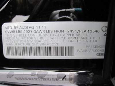 audi a4 2012 black sedan 2 0t quattro premium gasoline 4 cylinders all whee drive 8 speed tiptronic 46410