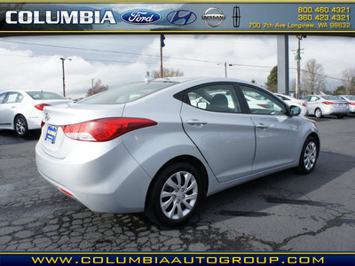 hyundai elantra 2011 silver sedan gls gasoline 4 cylinders front wheel drive automatic 98632