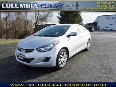 hyundai elantra 2011 silver sedan gls gasoline 4 cylinders front wheel drive automatic 98632