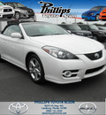 toyota camry solara 2007 white sport v6 gasoline 6 cylinders front wheel drive automatic 34788