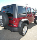 jeep wrangler 2012 red suv unlimited sport gasoline 6 cylinders 4 wheel drive automatic 81212