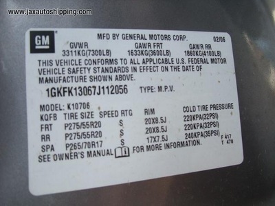car parts for 2007 gmc yukon