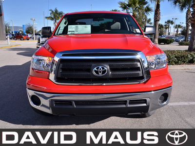 toyota tundra 2012 red sr5 gasoline 6 cylinders 2 wheel drive automatic 32771