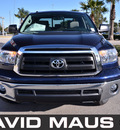 toyota tundra 2012 blue sr5 gasoline 8 cylinders 2 wheel drive automatic 32771