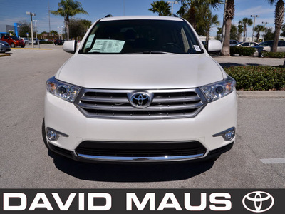 toyota highlander 2012 white suv gasoline 4 cylinders front wheel drive automatic 32771