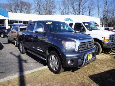 toyota tundra 2008 nautical blue limited dvd gasoline 8 cylinders 4 wheel drive automatic 07724